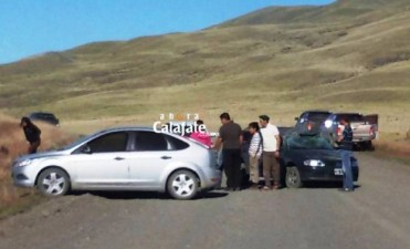 Mujer herida en un vuelco