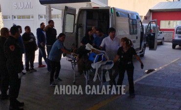 Vuelco: Llegan los heridos en el accidente