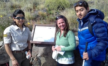Turismo inclusivo: Carteles &ldquo;braile&rdquo; en senderos de El Chalten