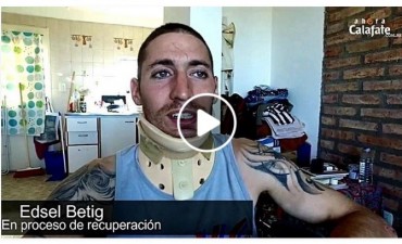 Edsel Betig sali&oacute; del hospital y enfrenta su recuperaci&oacute;n.