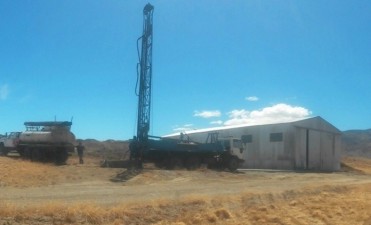 Pozo para abastecimiento de agua en el relleno sanitario