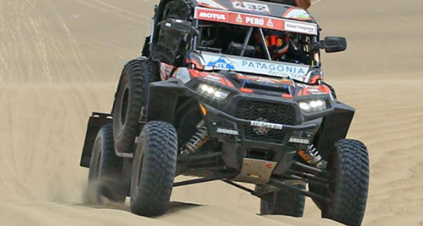 Los pilotos patag&oacute;nicos con ritmo fuerte en el Dakar