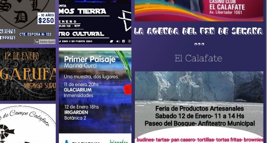 LA AGENDA DEL FIN DE SEMANA