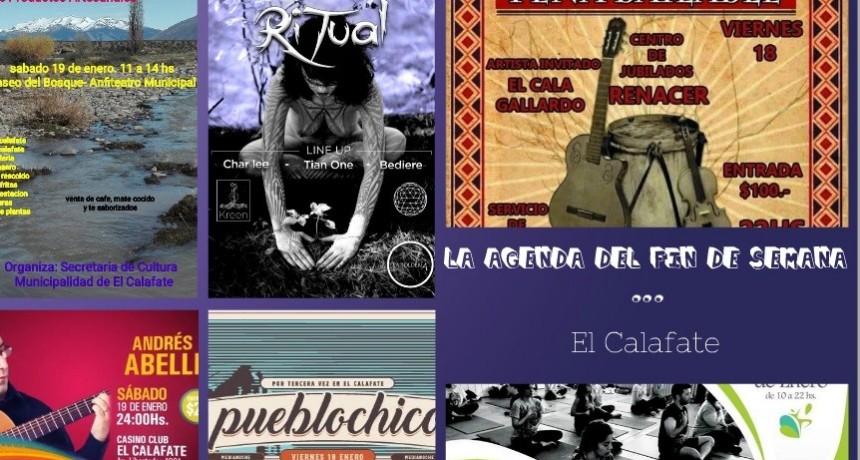 LA AGENDA DEL FIN DE SEMANA