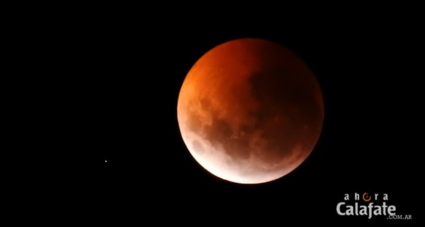 As&iacute; se vio el Eclipse Lunar desde El Calafate