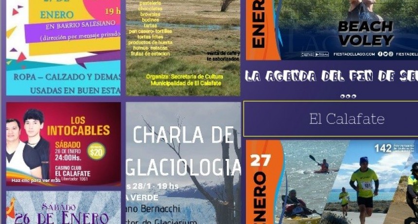 LA AGENDA DEL FIN DE SEMANA