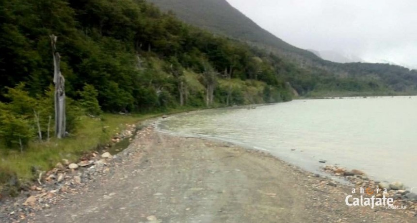 Con la lluvia volvi&oacute; a inundarse la Ruta al Lago del Desierto