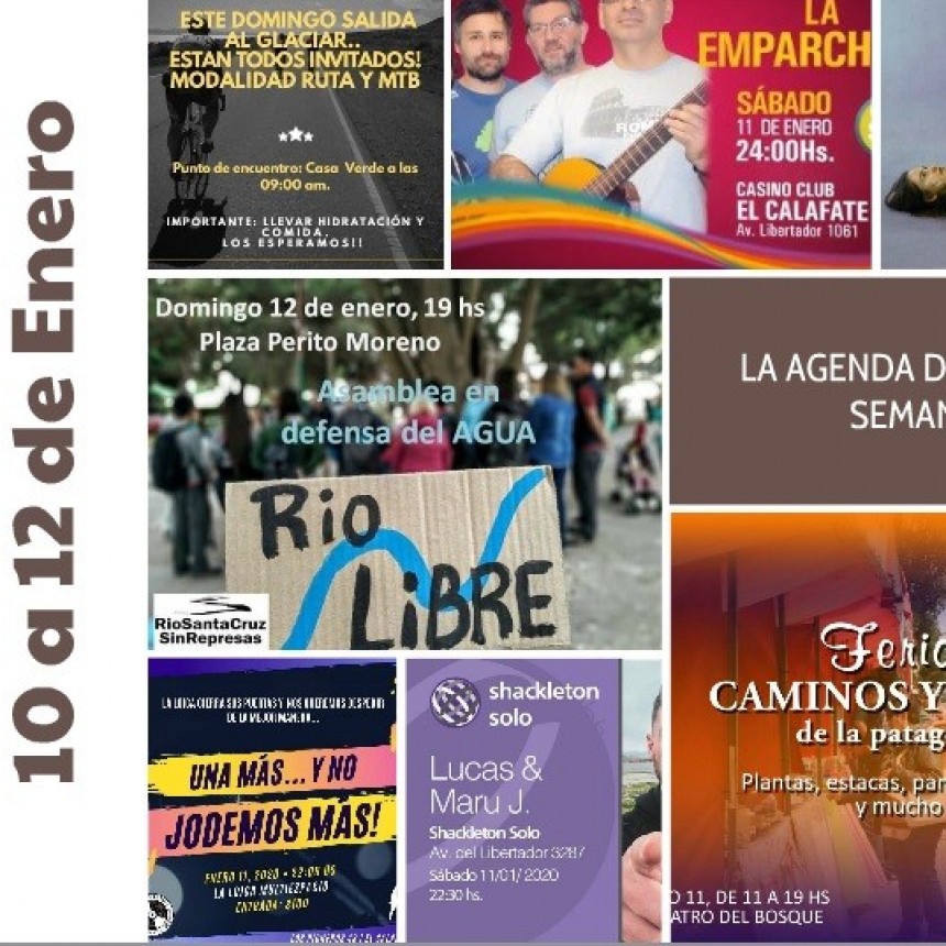 LA AGENDA DEL FIN DE SEMANA