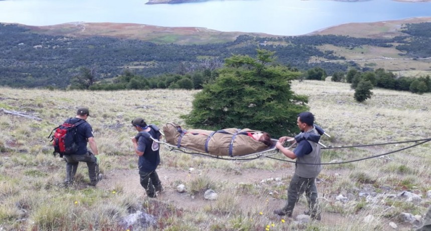 Nuevo rescate a turista fracturada
