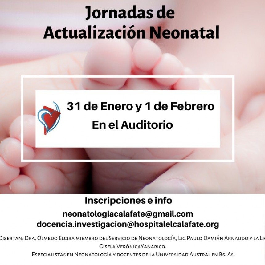 SALUD. Jornadas de Actualizaci&oacute;n Neonatal 2020