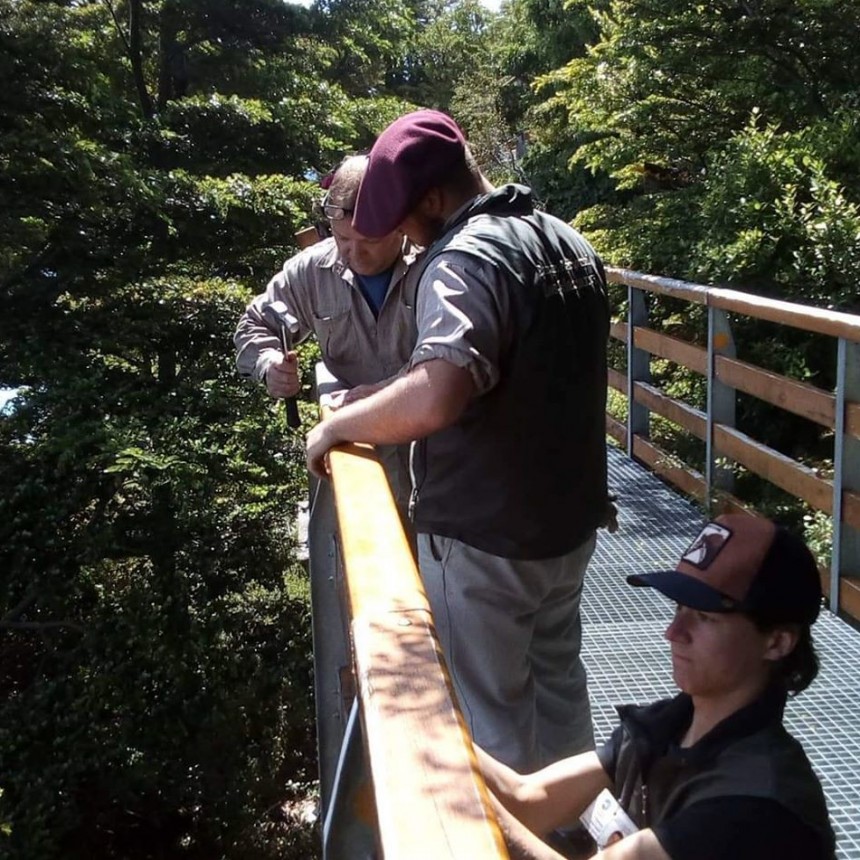 Temporada alta de voluntarios en el Parque Nacional