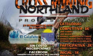 Se corre un Cross Running en El Calafate.