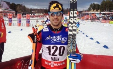 Carlos Lannes en el Campeonato Mundial de Esqu&iacute; N&oacute;rdico.