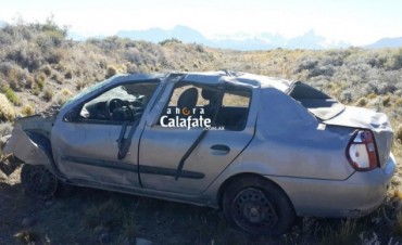 Un turista herido en vuelco cerca de El Chalt&eacute;n