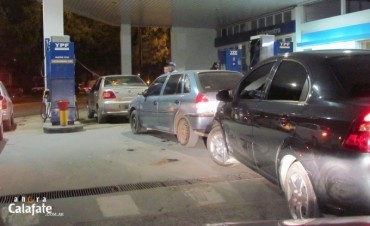 El Calafate amanece desabastecido de combustibles