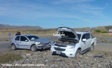 Choque en el acceso al aeropuerto