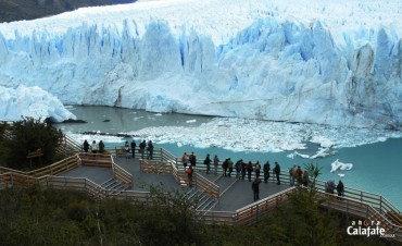 A quienes visiten el Glaciar Perito Moreno