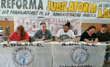 ADOSAC decidi&oacute; nuevo paro