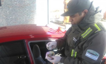 Varios secuestros de droga en el acceso de la ciudad.