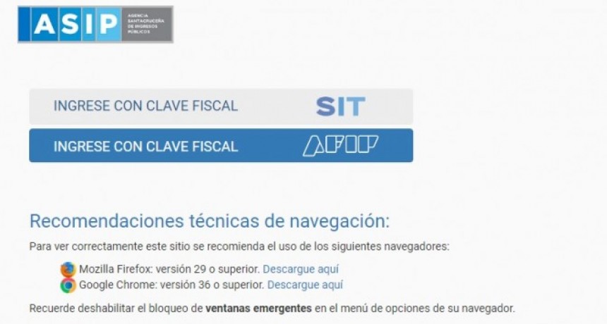 El S.I.T est&aacute; On Line.