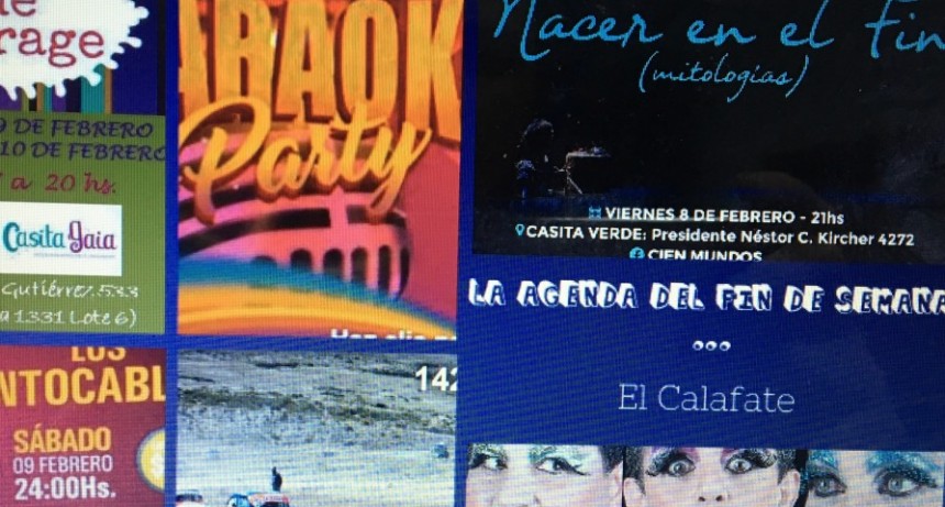 LA AGENDA DEL FIN DE SEMANA
