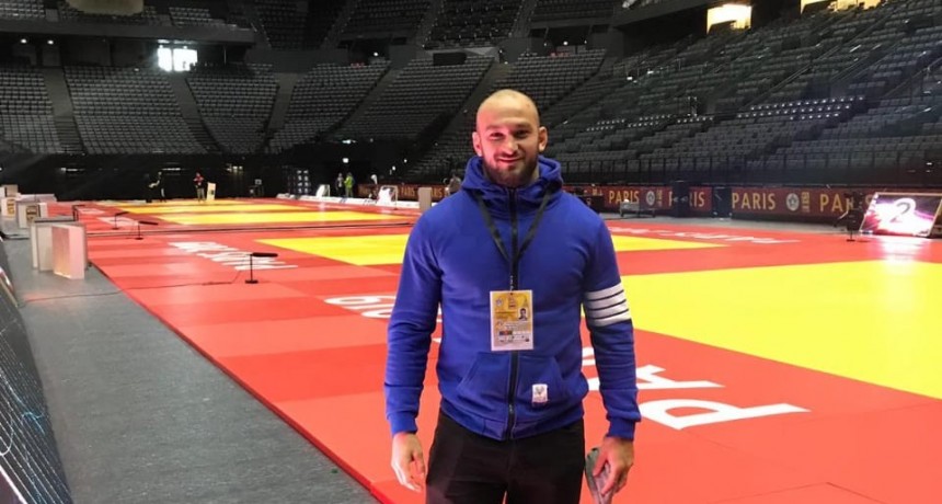 Tomas Spikerman en el Grand Slam de Judo en Paris