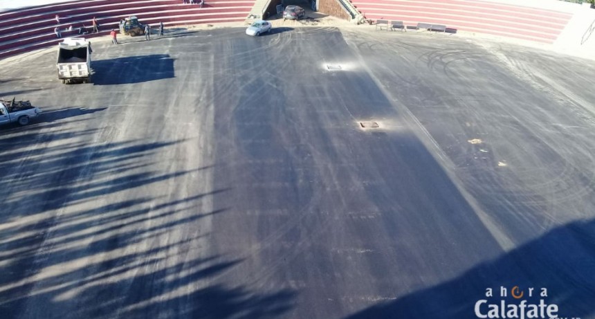 Finaliz&oacute; la pavimentaci&oacute;n del Anfiteatro del Bosque