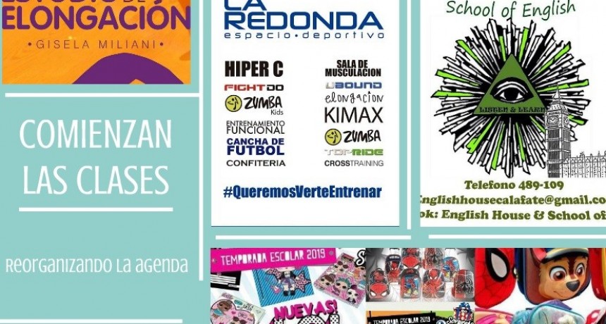 GU&Iacute;A. COMIENZO DE CLASES