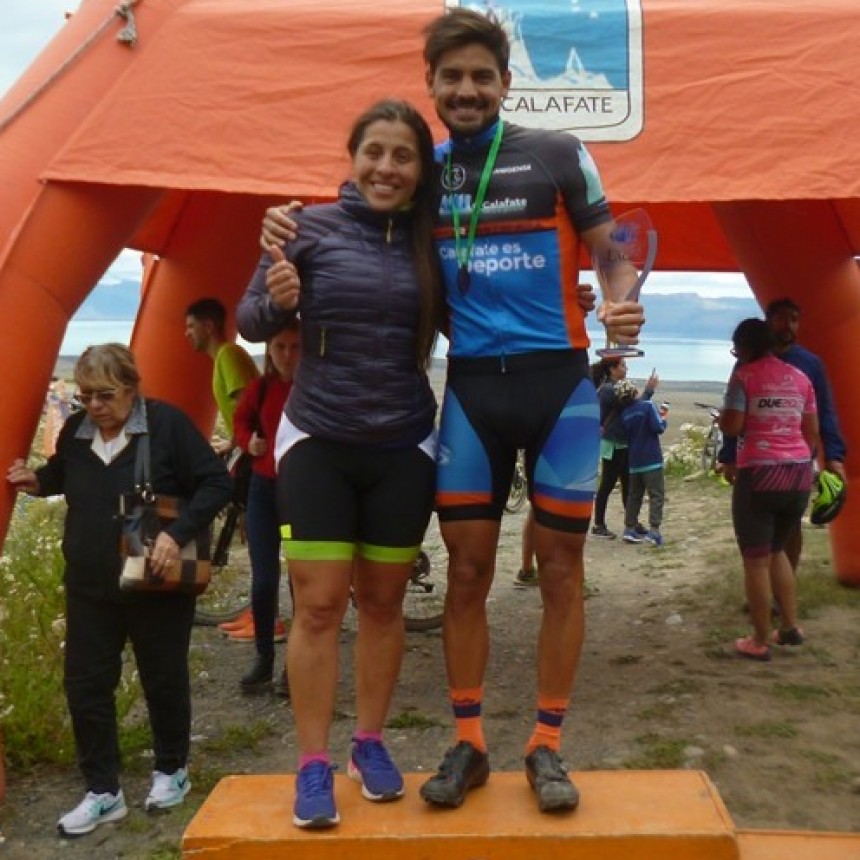 Los Perez fueron los ganadores del MTB del Lago Argentino