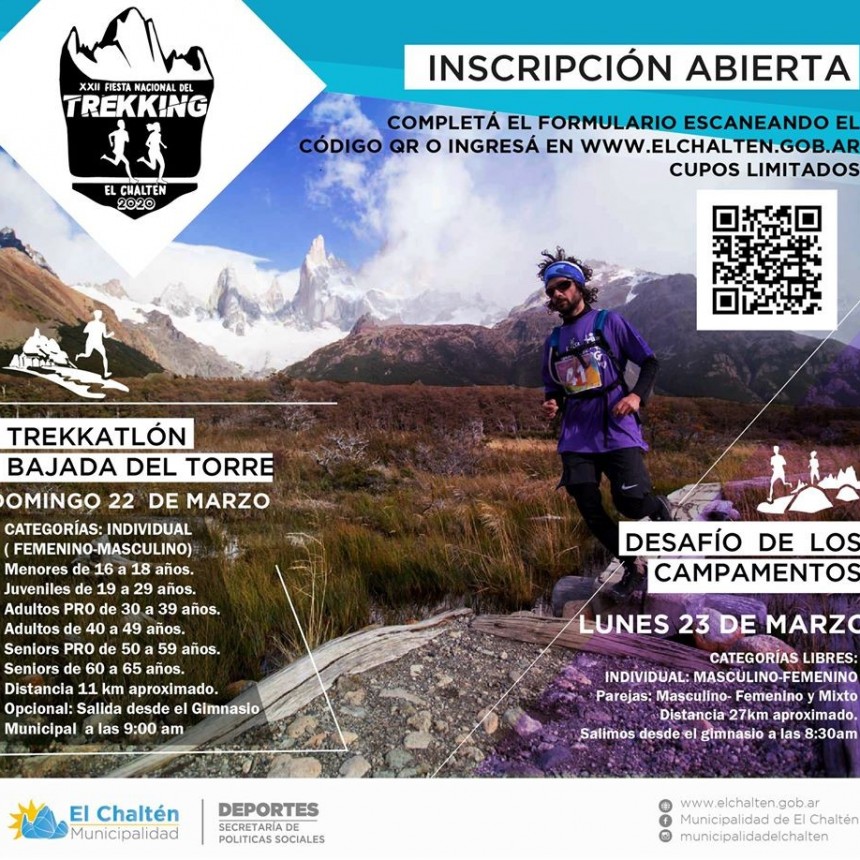 Fiesta Nacional del Trekking. Abri&oacute; la inscripci&oacute;n para las carreras 