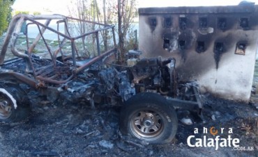 Otro auto quemado