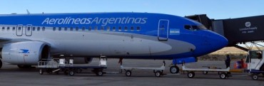 El Calafate recibi&oacute; el avi&oacute;n N&ordm;71 de Aerol&iacute;neas Argentinas