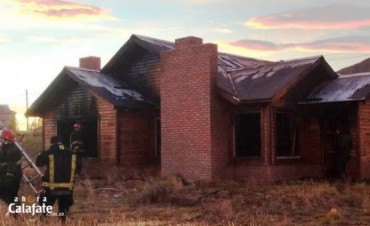 Incendio en una vivienda. Investigan si fue intencional