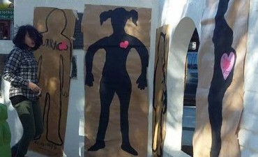 Siluetazo en el D&iacute;a de la Memoria