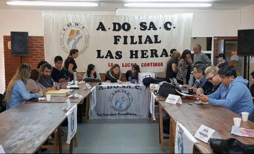 ADOSAC decidi&oacute; tres d&iacute;as de paro y una movilizaci&oacute;n provincial