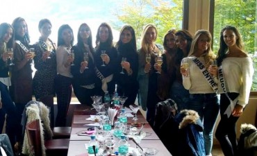 Candidatas a Miss Latina Argentina en El Calafate