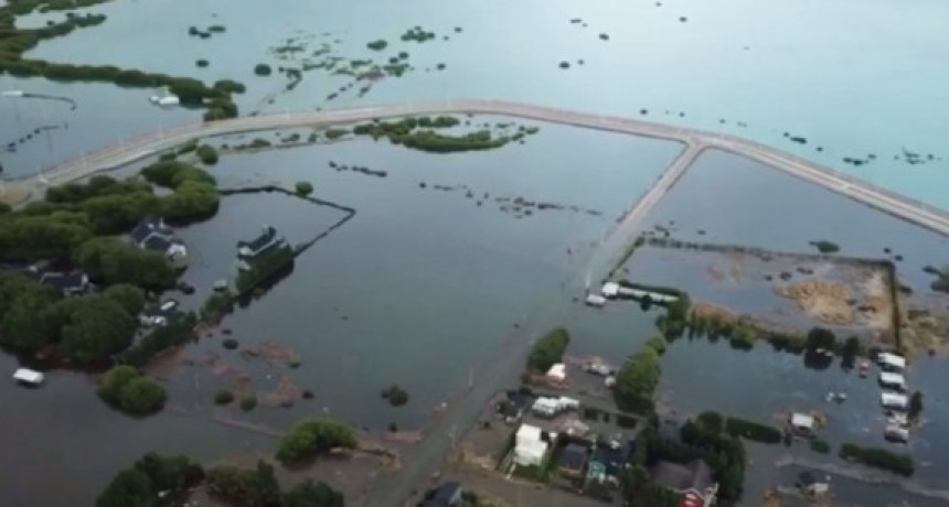 VIDEO: La inundaci&oacute;n vista desde el aire