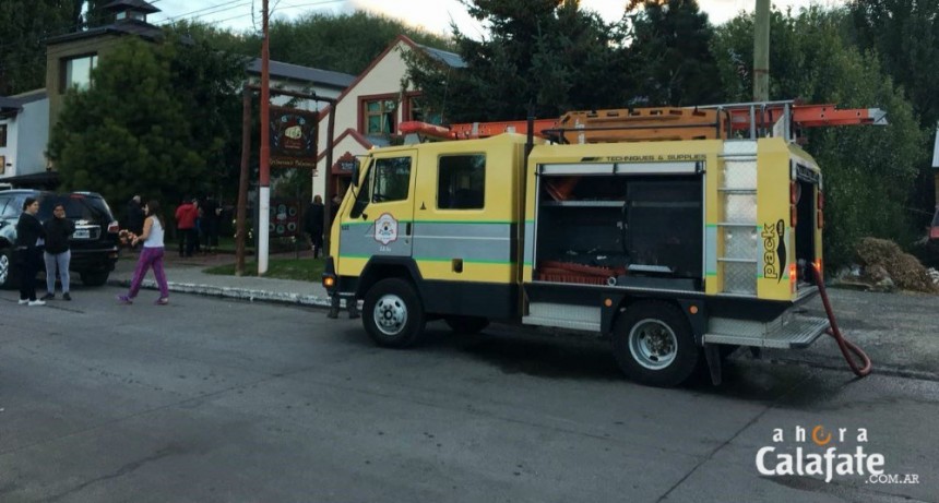 Principio de incendio en el centro