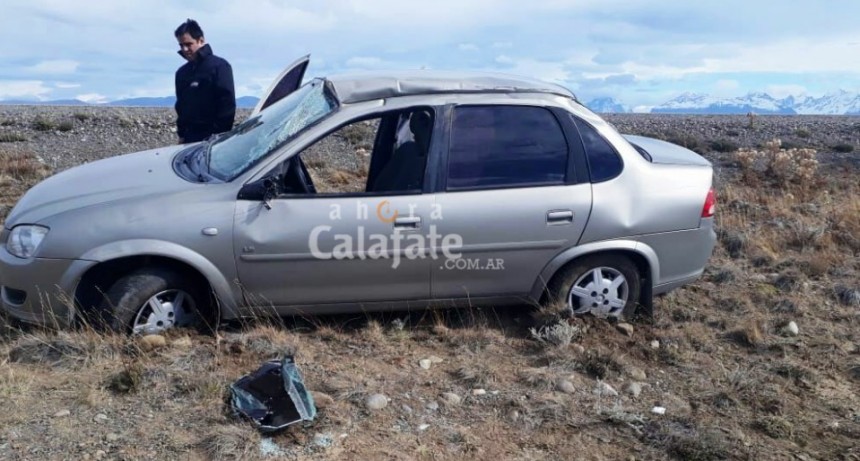 Calafate&ntilde;os protagonizan dos vuelcos cerca de El Chalt&eacute;n