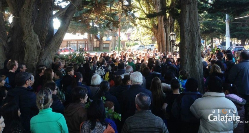 Multitud en el Domingo de Ramos