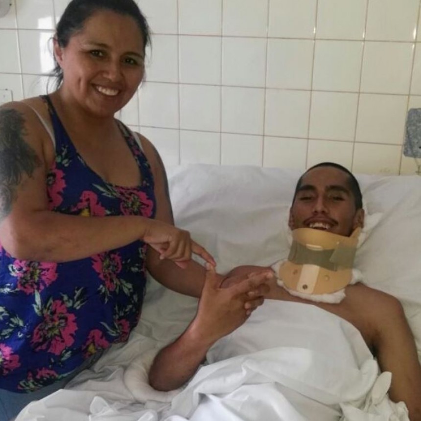 Movida solidaria por un joven padre que sufri&oacute; grave accidente