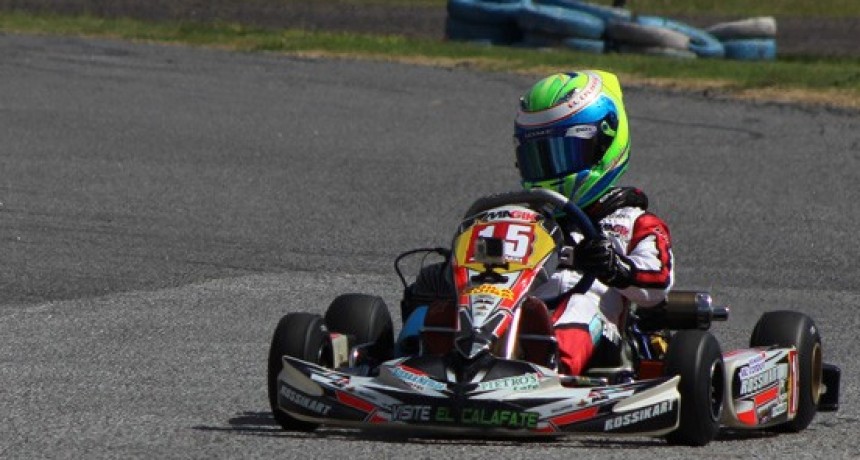 Thiago Levati corri&oacute; la 1era fecha del Regional de Karting