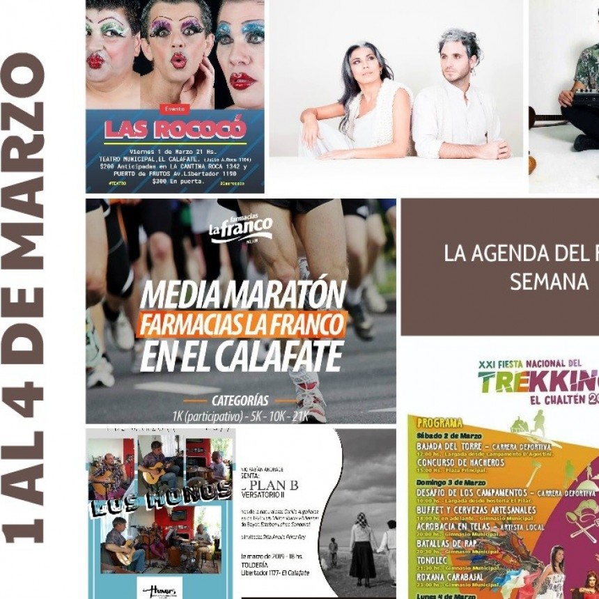 LA AGENDA DEL FIN DE SEMANA