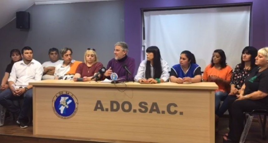 ADOSAC anunci&oacute; paro para mi&eacute;rcoles, jueves y viernes.