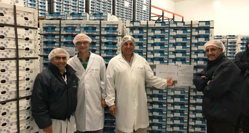 Llega a China la primera cereza santacruce&ntilde;a