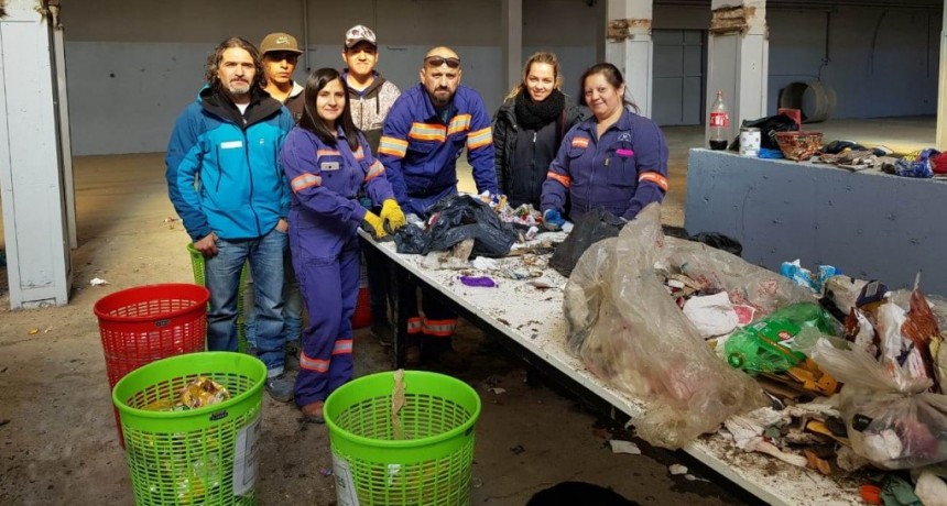 Residuos. Estudian cu&aacute;nto y qu&eacute; residuos tiran los habitantes de Santa Cruz