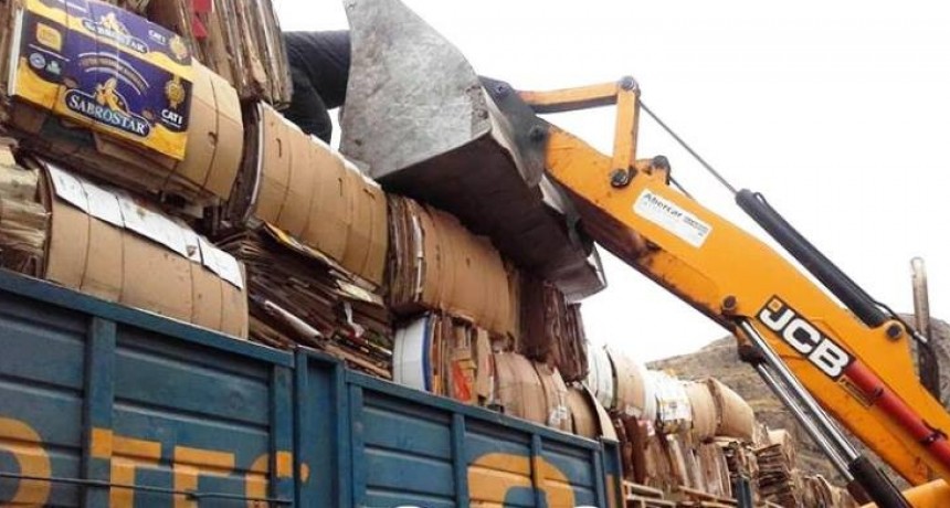 Otros 10 mil kilos de material reciclables partieron de El Chalt&eacute;n