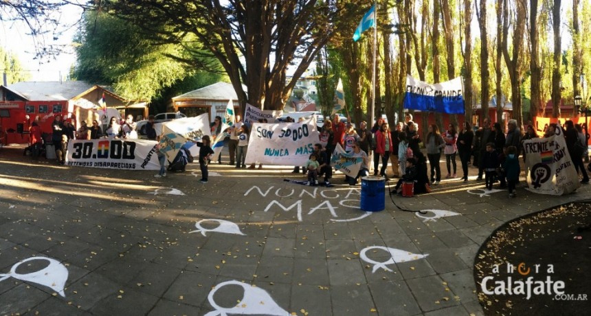 Actividades y Marcha por el D&iacute;a de la Memoria en El Calafate 