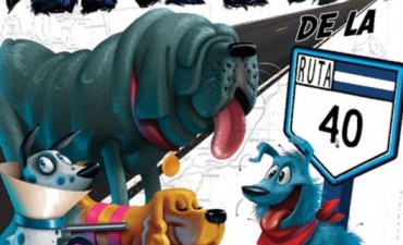Un perro de El Calafate, personaje de una serie animada 