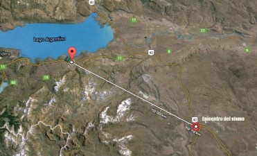 Sismo a 70 kil&oacute;metros de El Calafate